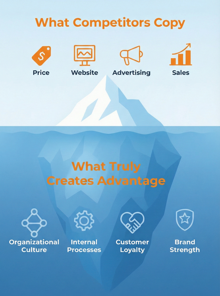 The Imitation Trap: A CFO’s Perspective on Why Your Key Asset Is a Non-Imitable Business System