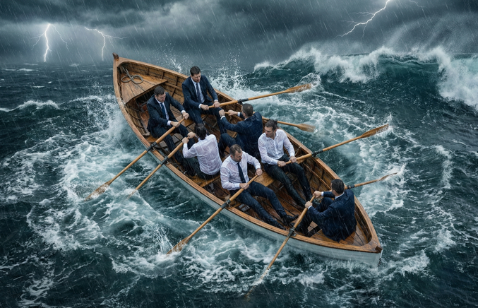 Local optimization: employees row in different directions, reducing business efficiency