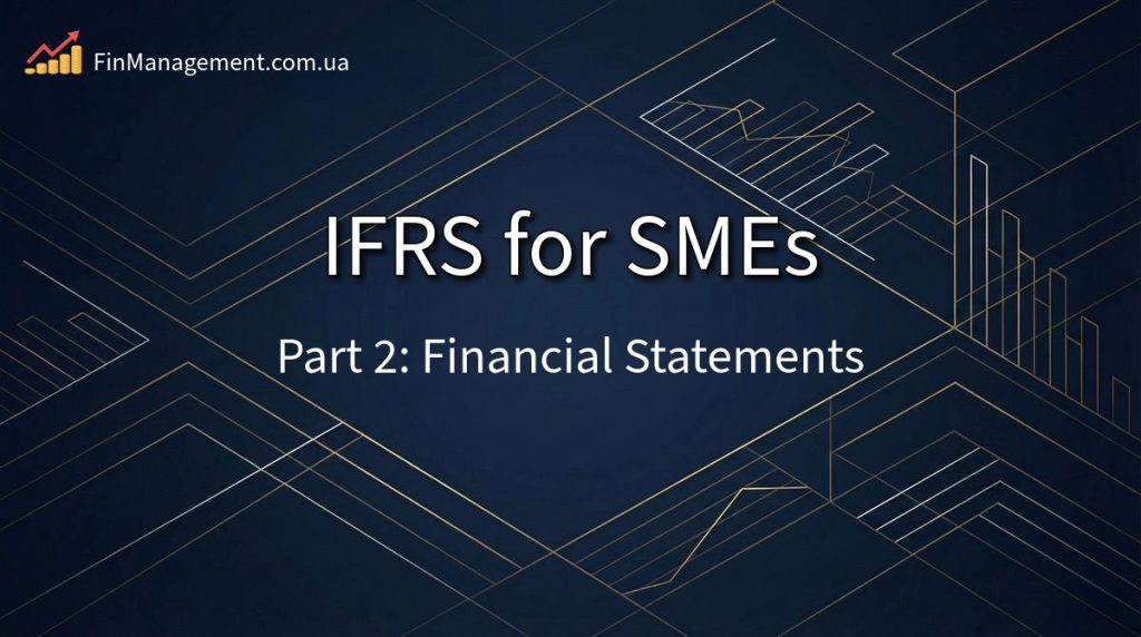 IFRS for SMEs Overview Cover: Part 2. Financial Statements Presentation.