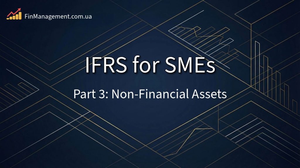 IFRS for SMEs Overview Cover: Part 3. Accounting for Non-Financial Assets.